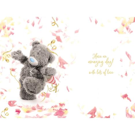 3D Holographic Special Daughter Me to You Bear Birthday Card Extra Image 1
